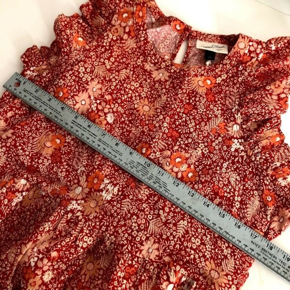 Universal Thread Women's Floral Print Ruffle Sleev - Picture 5 of 7